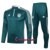 FC Bayern München Training Huppari Suits 2021-22 Neljännes Zip Vihreä - Miesten